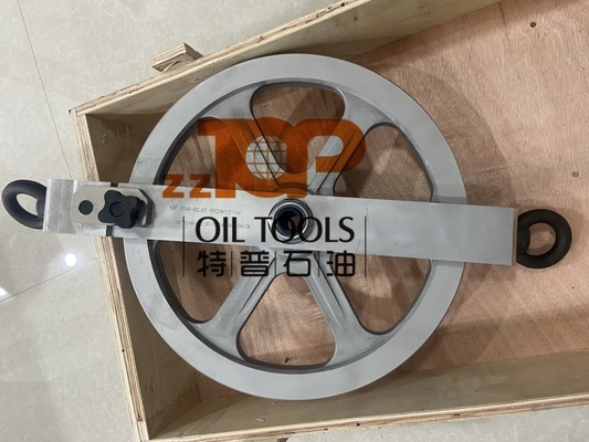 16 Inch Alloy Steel Hay Pulley for Wireline Operations 0.092-0.140